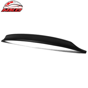 Convient aux modèles Honda Civic berline 4 portes 2012-2015, aileron arrière de style IKON Duckbill V2, noir mat - Product Image 3