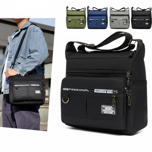 กระเป๋ากุณโฑผ้าใบอเนกประสงค์สำหรับผู้ชายและผู้หญิงกระเป๋าคาดลำตัวสำหรับเดินทางและไปโรงเรียนทุกวัน - Product Image 1