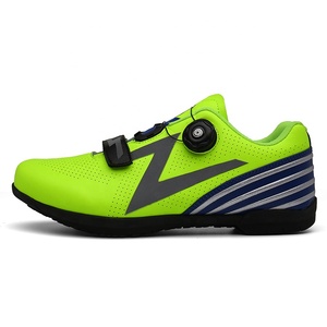 Chaussures de cyclisme plates de vitesse pour vélo de route, chaussures respirantes de montagne, semelle intérieure en caoutchouc pour le cyclisme - Product Image 1