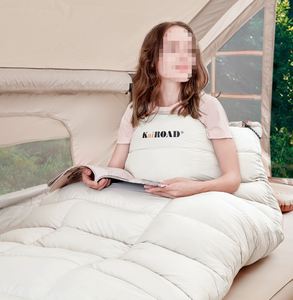 軽量ダウン寝袋大人用寝袋寒い天候用 (-25 ~ 30 ℃) キャンプ用圧縮性バックパッキング4シーズン - Product Image 2