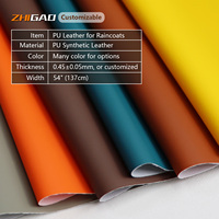 Tissu synthétique en cuir PU hydrochromique imperméable certifié GRS, recyclé, 20000PA, à changement de couleur, personnalisé pour les imperméables pour enfants et animaux de compagnie