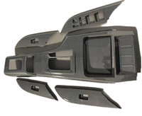 Accessoires de voiture Offre Spéciale Kit de garniture intérieure décoration Premium ABS fibre de carbone pour Toyota Fortuner 2016-2021
