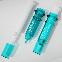 Seringue cosmétique à pompe sans air PS pour soins personnels de 5ml 10ml en stock pour tubes de brillant à lèvres