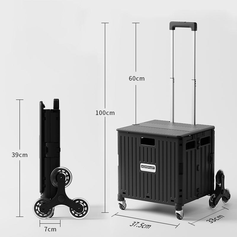 45L Noir avec roue d'escalade