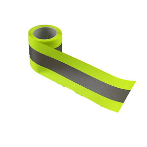 Oxford băng phản chiếu màu vàng truyền nhiệt tấm polyester với các tính năng có thể in cho quần áo có sọc - Product Image 6