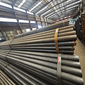 Tuyau soudé en acier au carbone laminé à chaud ERW, épaisseur 2-6 mm, tube rond 6-150 mm, API pour structure en acier <span class=keywords><strong>de</strong></span> construction, service <span class=keywords><strong>de</strong></span> découpe - Product Image 2