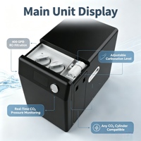 Purificateur d'eau électrique RO Premium 400 GPD avec robinet, eau pétillante et 5 températures instantanées (chaude et froide), pour usage commercial et domestique, OEM ODM Luckboil