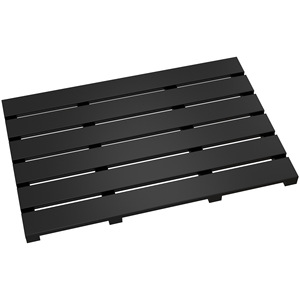 Alfombra de baño de bambú de nuevo estilo, antideslizante, con diseño hueco, impermeable, cuadrada, venta al por mayor de fábrica. - Product Image 5