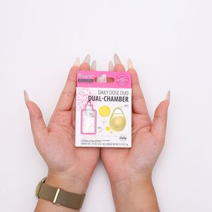 Newest Daily Dose Duo Dual-Chamber Serum Anti-aging Brightening Double Compartment Facial Serum and Cream Travel Skin Care Sets - Product Image 4