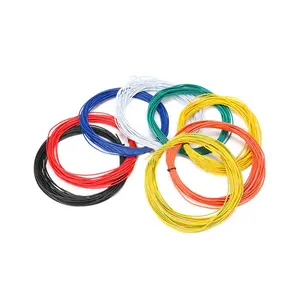 10M UL-1007 24AWG 후크 와이어 80C / 300V 코드 DIY 전선 케이블 레드/블랙/블루/옐로우/그린/화이트/오렌지/퍼플