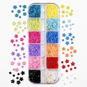 12 Rejillas <span class=keywords><strong>de</strong></span> Adornos 3D para <span class=keywords><strong>Uñas</strong></span> con <span class=keywords><strong>Flores</strong></span> Acrílicas, Accesorios Lindos para Manicura, Decoraciones <span class=keywords><strong>de</strong></span> Bolas <span class=keywords><strong>de</strong></span> Acero Doradas y Plateadas, Suministros <span class=keywords><strong>de</strong></span> Plástico para <span class=keywords><strong>Uñas</strong></span> - Product Image 5