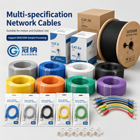 Cable de Red Cat6 de 50m de Alto Rendimiento, Cable de Conexión Ethernet UTP RJ45 para Proyectos de Centros de Datos y Oficinas, Venta al Por Mayor
