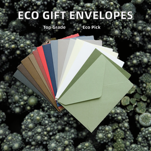 <strong>Custom</strong> Printed Recycled Paper <strong>Envelope</strong> for Small Business Simple Type Gift Card Packaging for Small Business - Product Image 2