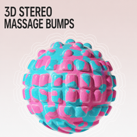 Balle de massage en forme d'arachide pour fasciite plantaire, balle de yoga pour points de pression, pour la relaxation des muscles des pieds, du cou et des épaules, directement de l'usine