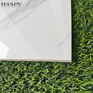 Sang trọng 60x60 Carrara trắng sứ ngói cho phòng khách nội thất khách sạn đánh bóng đá cẩm thạch carreaux de Sol gốm gạch lát sàn - Product Image 3