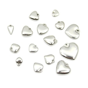 จี้รูปหัวใจสแตนเลสสตีล Anno Jewelry แบบไฮดรอลิก 3 มิติ สำหรับสร้อยคอ สร้อยข้อมือ อุปกรณ์ทำเครื่องประดับ DIY - Product Image 5