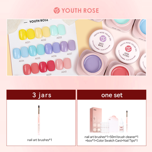 Youth Rose Factory, Suministros para Uñas al por Mayor, Esmalte de Gel UV de Marca, Colores <span class=keywords><strong>Amarillo</strong></span>, Rosa y Azul, Gel Desprendible, Muestra Gratuita, Kit de <span class=keywords><strong>Manicura</strong></span> - Product Image 4