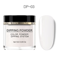12 couleurs 10 ml/Box Broyage Pur Couleur Naturel Sec Acrylique Nail Trempage Poudre Nail Poudre Acrylique pour Ongles