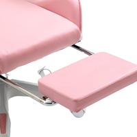 Vietnam chaise de jeu pas cher meubles fille rose blanc Ventilation chaise de jeu en cuir Pu 135 chaise de jeu confortable inclinable