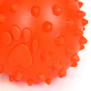 9.6x10.3cm Footprint <b>Ball</b> Pet Toy Durable Food Leak Resistant Material Interactive Puzzle for Mental Stimulation - Product Image 5