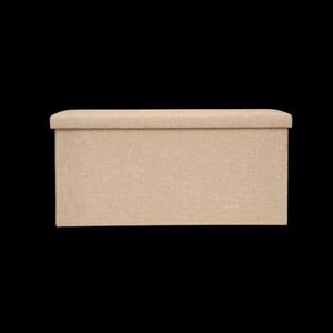 Tabouret moderne pour salon, meuble de rangement en tissu, acier inoxydable, bambou, qualité supérieure, échantillon disponible, tabourets de comptoir - Product Image 1