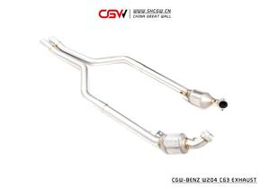 Fabrik Preis Edelstahl 304 Elektronische Auspuff Rohre Schalldämpfer Catback mit Gesture Control Für Benz AMG W204 C63 6,<span class=keywords><strong>2</strong></span> - Product Image 3