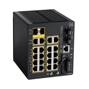 Commutateur industriel géré IE-3100-4T2S-E avec 4 ports Gigabit Ethernet et 2 ports SFP, fonctions PoE et QoS, environnements robustes - Product Image 1