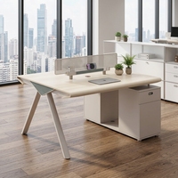Postes de travail modernes pour bureaux, bureaux informatiques de luxe, tables de séparation pour employés, ensemble de mobilier de direction, vente en gros d'usine