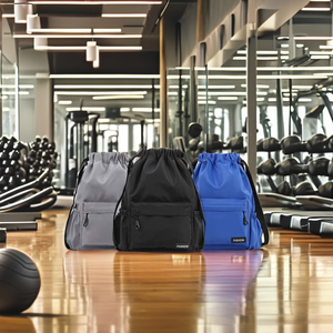 2023 New Customized Waterproof Strap Pocket Sports Travel Drawstring <b>Bag</b> <b>Bag</b> Wholesale Personalized Logo Polyester Lining - Product Image 3