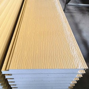 Materiali Edili in Metallo, <span class=keywords><strong>Pannelli</strong></span> Isolanti Effetto <span class=keywords><strong>Legno</strong></span>, <span class=keywords><strong>Pannelli</strong></span> Sandwich in Poliuretano, Pannello Sandwich PU - Product Image 2