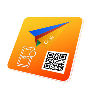 Custom LOGO <strong>Nfc</strong> 13.56MHz 216 Chip Smart Social Media Dual Chip Access Control <strong>Nfc</strong> Tag Acrylic Google Review <strong>Nfc</strong> Card Sticker - Product Image 1