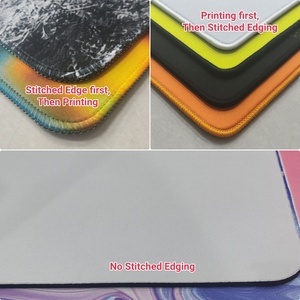 แผ่นรองเมาส์ขนาดใหญ่สีขาวแบบกำหนดเองสำหรับโรงงาน พิมพ์ลายได้ ฐานยางธรรมชาติ สำหรับงานพิมพ์แบบซับลิเมชั่น - Product Image 2