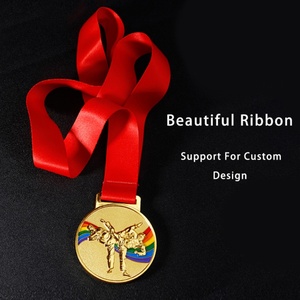 เหรียญจิวยิตสูออกแบบเองราคาถูก เหรียญกีฬาโลหะเปล่าสีทอง เงิน ทองแดง/บรอนซ์ เหรียญรางวัลจิวยิตสูแบบกำหนดเอง - Product Image 6
