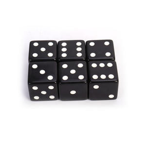 קוביות גדולות בצבע אחיד אדום שחור לבן שחור, פינות מעוגלות, קוביית קוביות גדולה 25 מ\\\"מ, פינה מרובעת, קוביות גדולות 25 מ\\\"מ - Product Image 3