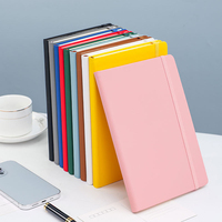 Haute qualité personnalisable A6/A5 spirale affaires journal cahier couverture rigide couture reliure personnalisé PU cuir bloc-notes Logo