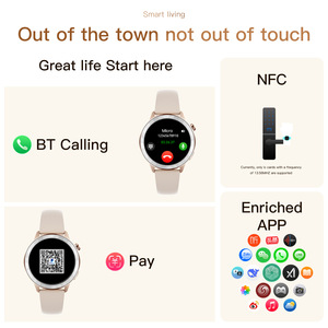 Reloj Inteligente AI Watch 5: Respuesta a WhatsApp y <span class=keywords><strong>Telegram</strong></span>, Llamadas por BT+NFC, Resistente al Agua 3ATM, 14 Días de Autonomía, Frecuencia Cardíaca, Deportes, iOS y <span class=keywords><strong>Android</strong></span>. - Product Image 2