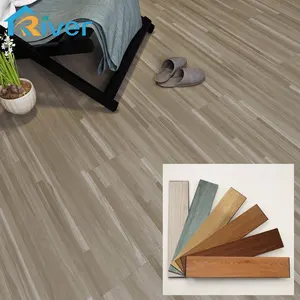 Carrelage en vinyle imperméable Anti-rayure, sol de sol blanc très résistant, en pvc gris, à bas prix