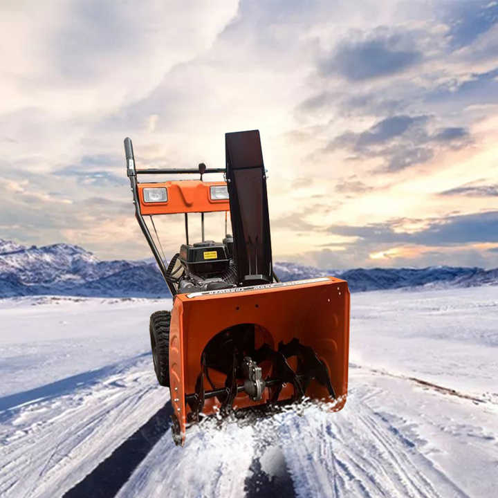 省エネ除雪機196ccロンシンエンジン6.5hpウォーキングタイプ洗浄機除雪 