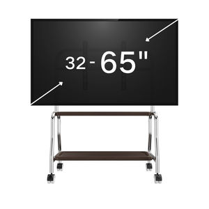 Carrello TV facile da usare <span class=keywords><strong>in</strong></span> acciaio inox con display da <span class=keywords><strong>32</strong></span> a 65 <span class=keywords><strong>pollici</strong></span> con ruote - Product Image 1
