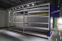 Système d'agencement de rayonnages deux-en-un de haute qualité pour supermarchés et magasins, intégrant des rayonnages gondole et des rayonnages de stockage