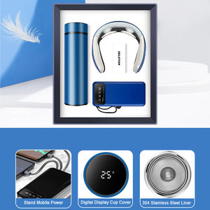 Juego de regalo de trabajo corporativo anunciado personalizado de alta calidad, taza de vacío al por mayor alimentada por USB, recuerdo y regalo de negocios promocional - Product Image 5