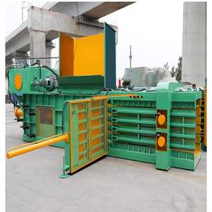 Automatische kleine bedrijfs hydraulische plastic persmachine sponsfles horizontale balenpers/compressor voor afvalpapier - Product Image 5