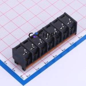 DBT50G-8.25-7P-BK-P Barrier Terminal Block Through hole Component (THT),P=8.25mm Connector - Product Image 2
