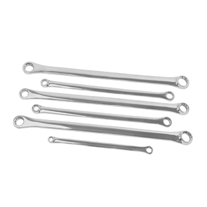 Straight Handle Double End <b>Box</b> Wrench Set Industrial Grade <b>Chrome</b> Vanadium Steel Heat Treated High Torque 8 to 21 mm - Product Image 5