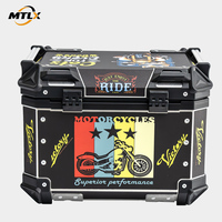 Nouvelle valise latérale de moto en alliage d'aluminium MTLX, capacité 45L, adaptable, avec garantie 1 an, Dingxiang