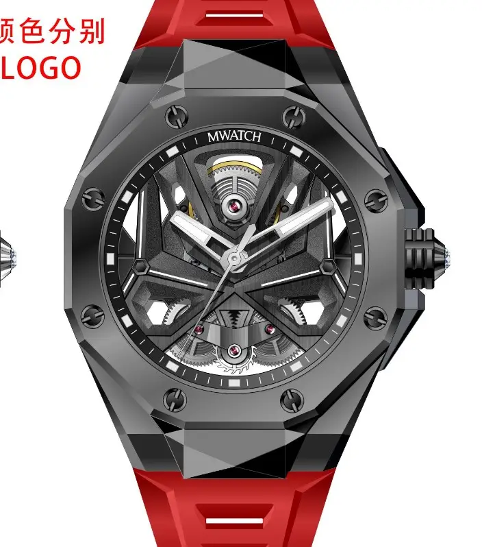 The Latest Luxury Design Automatic Movement Men Custom Brand Multi Function Mechanical Wristwatch For Man