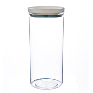 Food Storage Containers Airtight Plastic Jars For Grains Snacks Kitchen Refrigerator Cylinder With Lid 3905B - Product Image 5