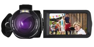 Telecamera con Visione Notturna 4K, Sensore CMOS, Scheda SD, WiFi, Schermo Touch da 3", Zoom 18X, Rotazione 270° con Telecomando 2.4G, Spedizione Rapida - Product Image 2