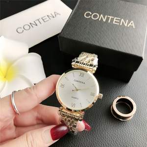 Relojes de Lujo de Marca, Modernos y Elegantes para Mujer, Diseño de Moda, Oro Rosa, Acero Inoxidable, Cuarzo, Relojes Sencillos - Product Image 2
