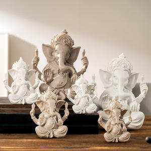 Nueva Figura de Resina de <span class=keywords><strong>Buda</strong></span> con Cabeza de Elefante, Dios de la Riqueza, Dioses Tailandeses e Indios, Decoración para <span class=keywords><strong>el</strong></span> Hogar, Arte del Sudeste Asiático, Regalo de San Valentín - Product Image 1